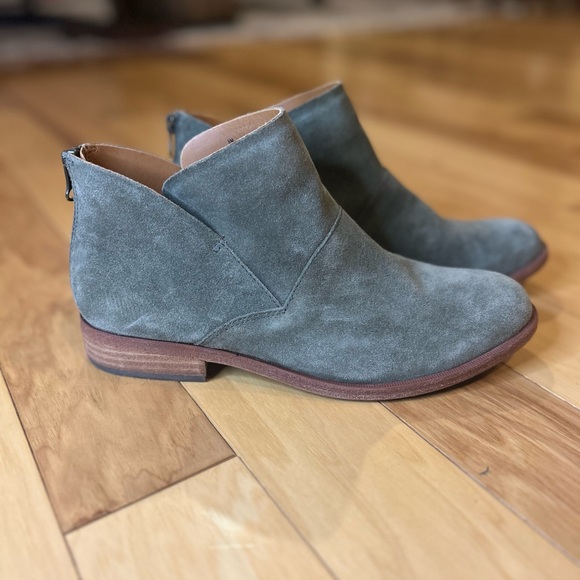 Kork-Ease Ryder Women’s Olive Suede Ankle Boots - Picture 4 of 16